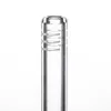 Smoking Accessories Diffused Glass Downstem 19mm to 14mm Down Tube Clear Color 6 Cuts Openning End Factory Price for Glass Bong