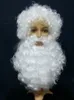 noël Hallowmas hommes Père Noël perruque + barbe costume poisson d'avril bal costumé Père Noël livraison gratuite