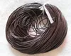 1.5 mm Black/Brown Genuine Leather Cords String Rope,Jewelry Beading String, 100m /lots For Bracelet & Necklace,DIY Jewelry Accessory