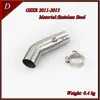 Środkowa rura wydechowa stalowa ze stali nierdzewnej dla GSXR 1000 2005-2006 GSXR 600 750 2006-2007 2008-2009 GSXR 2011-2015199Z