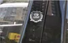 2 unidades refinamento logotipo 3D emblema emblema gráfico decalque adesivo de carro 9669046