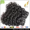 Bellahair 8A Water Wave 8-30-tums brasilianska jungfruförlängningar Naturliga färg 3st/Lot Human Bundles 300g/Lot Rsao