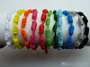 Mix color Religious bracelet hand rope Hand Made Knotted Rosary Bracelets Pulseras Decenarios221w