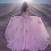 2018 Ny sexig Burgundy rosa spets långärmad sjöjungfrun gala prom klänning avtagbar flyttbar kjol indian floral prom kväll klänningar 252