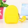 Small Bag Silicone Purse Silicone Zipper Purse Creative Mobile Small Bag Candy Color Hand Bag Creative Children's Gifts