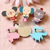 Fashion Kids New 2015 Children Gifts Brooch Lovely Children's Jewelry Korea Romane Romani Forest Animals Brooch Cute Cartoon Badge A4406