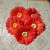 Künstliche Blumen Afrikanisches Gänseblümchen Blumenkopf Gerbera Haarschmuck Haarsimulation Seidenblume Großhandel Gerbera Gänseblümchen (100 Stück/Menge)