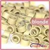 Partihandel 1000PCS 5mm Aluminium Micro Rings Silikonfodrade länkar Pärlor Tube för att tipsa Hårförlängningar Verktyg Kit Tillbehör 6 Färg Valfritt