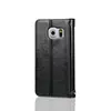 Luksusowy skórzany pokrowiec do Samsung Galaxy S7 S7 Edge Posiadacz karty Stojak Gładka klapka Pokrowiec na telefon do Samsung S6 S6 Edge Case
