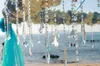 Crystal Prism Beading Hanging Ornament Crystal Octagonal Bead Curtain Garland Strands Diy Craft Party Wedding Decoration 10mlot7660147