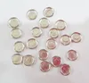 6mm intérieur 8mm diamètre extérieur argent cercle réglage amulettes flottantes pour verre vivant médaillon bricolage blanc po breloque ajustement Locket240c