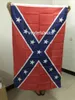 100 piezas Dixie Battle Flags Civil War Confederate National Flags 3 '* 5' Rebel Battle Flags 150 * 90cm Dos lados impreso banderas de poliéster