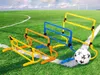 Outdoor Sport Voetbal Hurdle Voetbal Training Barrière Frame Voetbal Praktijk Verstelbare Hoogte Horden Krimp Vouw Mini Hurdle6416476