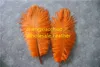 wholesale 100pcs/lot 14-16inch 35-40cm orange Ostrich Feather Plumes for Wedding centerpiece christmas decoraction wedding feather decor
