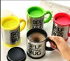 chaud en plein air maison Lazy Self Stirring Mug Automatique Électrique Café Thé Mélange tasse Avec Couvercle En Acier Inoxydable 380 ml Creative Drinkware a102