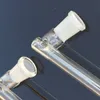 Narghilè Raccoglicenere da 18 mm per bong per piattaforme petrolifere o chiodi al quarzo con convertitore adattatore in vetro trasparente maschio a discesa femmina