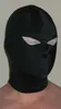 Black Lycra Mask / Hood Eye kan buiten Spandex zien