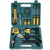 Uppgradera 2019 12 Piece/Set Home Repair Tool Set Kit Hushåll Hantverk Box Case DIY Mekanikverktyg Gratis frakt