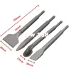 4pcs 14mm SDS Plus Shank Sharp Chisel Flat Chisel Hook Chisel for Electric Hammer Drill