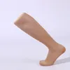 300 pcs/lot 6 couleurs bas femmes hommes Antifatigue bas de Compression pression genou chaussettes soutient cuisse jambe varices bas
