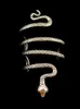Bijoux unisexe européens Style Vintage en alliage d'argent en forme de serpent, Bracelet ouvert, manchette, brassard, offre spéciale