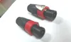 Högkvalitativ röd Speakon 4 Pin Male Plug Compatible Audio Cable Adapter