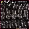 Bundles de cheveux bouclés brésiliens 1 PC / Lot 8A Double trame 100 Extensions de cheveux humains vierges non transformés Curl Bundle Trame serrée