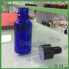 1000 unids botellas de gotero de vidrio al por mayor 30 ml 50 ml 15ml 10ml 5ml de jugo azul e-jugo vacío E Botella de aceite esencial de vidrio líquido
