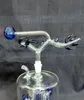 Wholesale glass hookah accessories, glass bong accessories, classic dragon pot, free shipping, large better