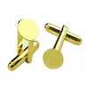 Beadsnice jewelry findings brass cufflink blanks base diameter 10mm men cuff link findings whole ID 4743273G