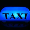 Automotive Wodoodporna kopuła Blue Taxi Top Light LED Dach Taxi znak 12V z podstawą magnetyczną