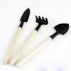 3pcsset Mini Garden Tools akeSpadeShovel For Fairy Garden Miniatures Tools Terrarium Figurines Tool9776133