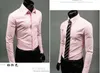 Camicia a maniche lunghe a maniche lunghe da uomo hot slim fit da uomo a maniche lunghe