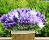 Lavender Artificial Grupo de seda flores Lavenders for Wedding Party Home office, restaurante lavanda decorativa SF05 artificial