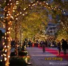 DHL 22m Solar Lamps LED String Lights 100/200 LEDS Outdoor Fairy Holiday Christmas Party Garlands Solar Lawn Garden Lights Waterproof