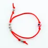30 pz regolabile kabbalah braccialetto di corda rossa malocchio protezione perline salute fortuna felicità per uomini e donne gioielli regalo268n