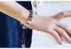 Mode Bohemian Bunte Lava Stein Perlen Armband Für Frauen Schmuck Zubehör Ätherisches Öl Diffusor Armband