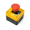 En gros 10 pièces/lot haute qualité 660V 10A signe rouge arrêt d'urgence bouton-poussoir interrupteur 22