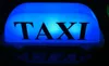 Dôme étanche automobile Blue Taxi Top Light LED Roof Taxi Sign 12V avec base magnétique