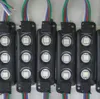 Modules LED brillants à boîtier noir 3 SMD5050 DC12V 0.75 w/pc Module LED d'injection lumière pour la publicité de décoration extérieure/intérieure