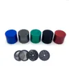 1PC 40 mm CNC 4 parties Fumer Herb Grinder Zinc Metal Tobacco 6 Colours Pollen Pollen Mini Hand Muller Crusher entier GRINDE8880212