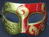 12 colors Hot Christmas Halloween mask Half side painting of Baron performances party mask masquerade balls masks 16*9cm Factory Price