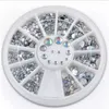 Nail Art Decorations 3D Nail Art Rhinestones Crystal Glitter Nails Wheel Decorations For DIY Studs Free Shipping