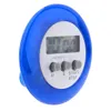 Cooking Timer Digital Alarm Kitchen Timers Gadgets Mini Cute Round LCD Display Count Down Tools Battery Installed with Clip