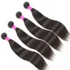 100% Não Transformados Onda Do Corpo Brasileiro Em Linha Reta Cabelo Humano Weave 4 pcs Lotes OU 6 pcs Lotes Cabelo Humano Brasileiro Wefts Máquina Dupla