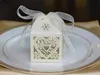 100pcs Laser Cut Hollow Heart Ribbon Wedding Party Baby Shower Favor Gift Ribbon Candy Box Boxes
