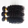 Malaio brasileiro virgem trama de cabelo humano macio profundo encaracolado extensões de cabelo barato beleza indiano remy cabelo humano tece 3 4 5pcslot5485011