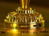 Gouden Batterij Boeddha Muziek Luidspreker Licht Bloem Fancy Kleurrijke Veranderende LED Lotusbloem Romantische Bruiloft Decoratie Feestlamp AC8265R