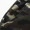 Gros-2016 HOT Dnine automne armée mode suspendus entrejambe jogger pantalon patchwork sarouel hommes entrejambe grand pantalon camouflage pantalon