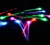 Aydınlık Işık Up LED Saç Uzatma Flaş Örgü Parti Kız Saç Fiber Optik Noel Cadılar Bayramı Gece Işıkları Dekorasyon tarafından Glow